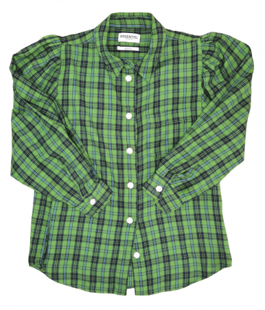 Camasi cu maneca lunga Femei - Camasa verde Essentiel Femei-XL
