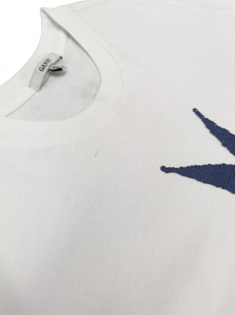 Tricou alb Ganni Femei-S [2]