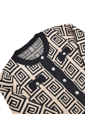 Pulover cu model Retro Femei-S [2]