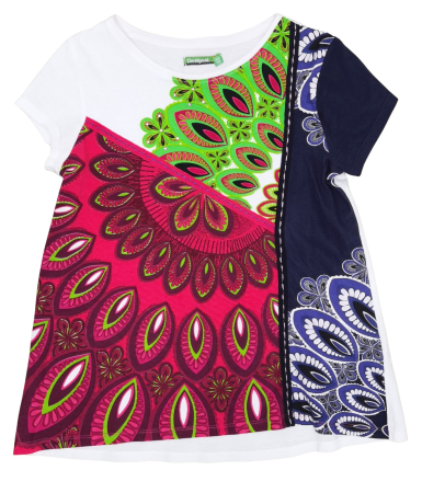 Fete - Tricou Desigual Fete 11-12 Ani
