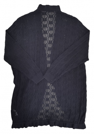 Cardigan negru Retro Femei-L [1]