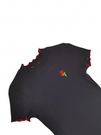 Rochie neagra Retro Femei-XS [2]