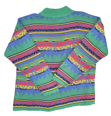 Pulover cu model Retro Femei-XL [1]