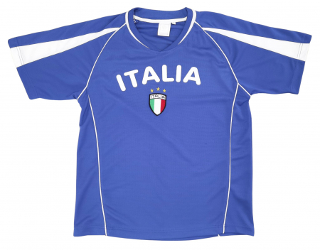 Tricouri Barbati - Tricou albastru Italia Barbati-S