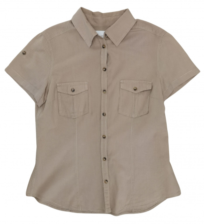 Camasa cu maneca scurta Femei - Camasa maro H&M Femei-M