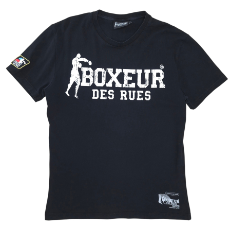 Sport - Tricou negru Boxeur Barbati-XL