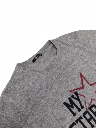 Tricou gri Retro Femei-S [2]