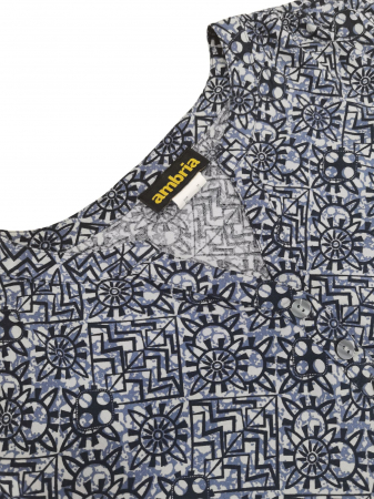 Bluza albastra Retro Femei-M [2]