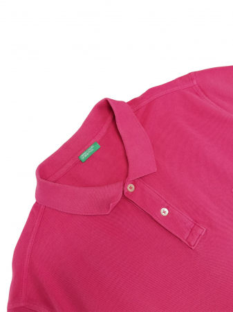 Tricou roz Benetton Barbati-XXL [2]
