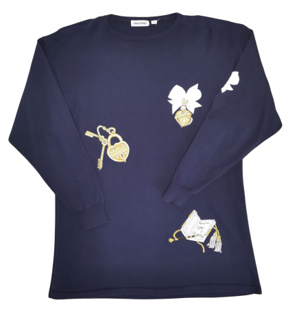 Rochii - Rochie cu broderie Vintage Femei-M