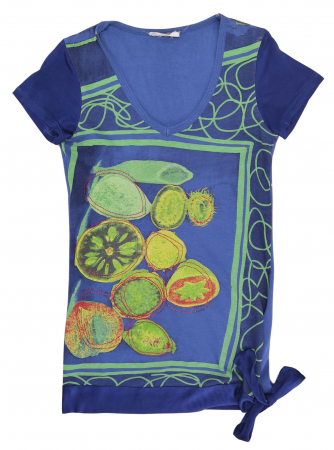 Tricouri Femei - Tricou albastru Desigual Femei-S