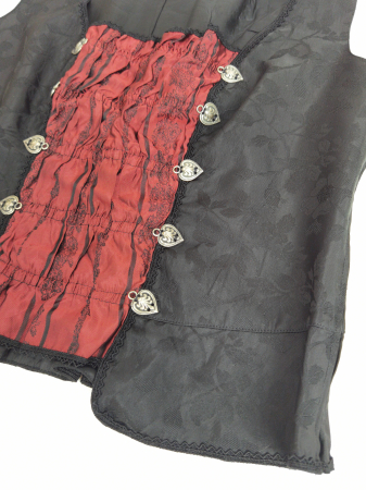 Vesta neagra vintage Femei-L [3]