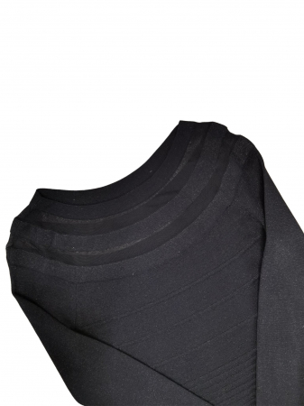 Bluza neagra Retro Femei-S [2]
