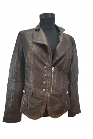 Geaca piele Retro Femei-L [2]