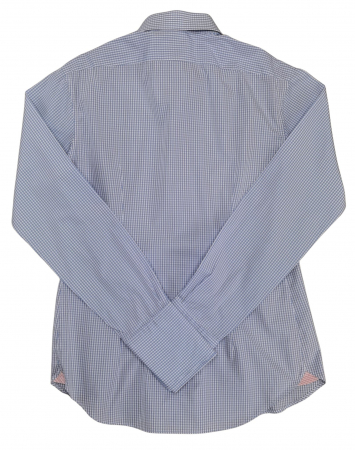 Camasa bleu in carouri Vintage Femei-L [1]