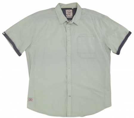 Camasi Barbati - Camasa verde Eagle denim Brabati-XXL