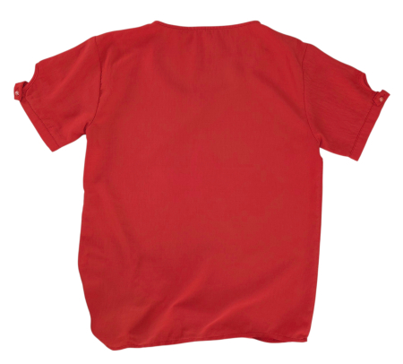 Tricou rosu asimetric Femei-M [1]