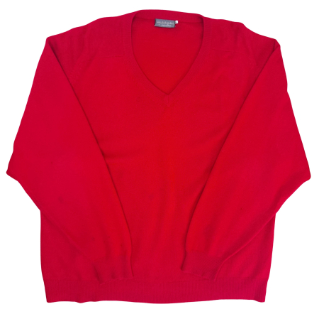 BARBATI - Pulover rosu casmir Barbati-XL