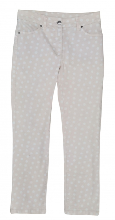 Blugi Femei - Blugi bej Retro Femei-XS