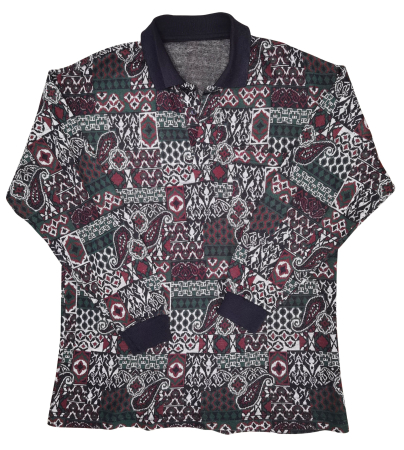 Noutati - Pulover cu model Retro Barbati-L