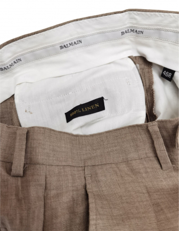 Pantaloni bej in BALMAIN Femei-L [2]