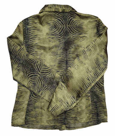 Camasa verde satinata Vintage Femei-S [1]