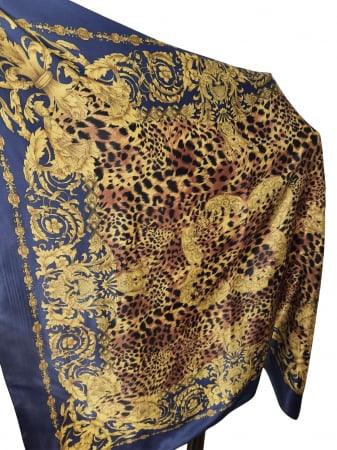 Esarfa satinata animal print Femei [1]