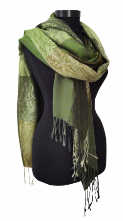 Accesorii Femei - Esarfa verde Retro Femei