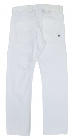 Blugi albi Fishbone Barbati-L [1]