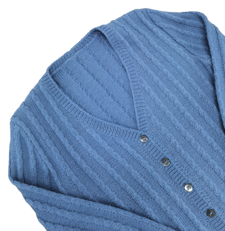 Pulover albastru hand-made Femei-S [2]