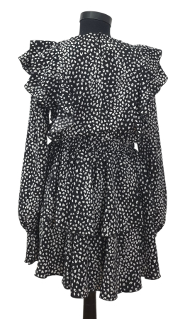 Rochie cu imprimeu Retro Femei-M [1]