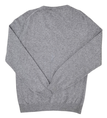 Pulover gri lana merino Barbati-M [1]