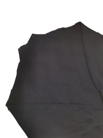 Pulover negru cu model Femei-L [2]
