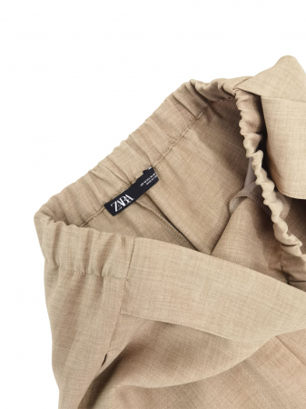 Pantaloni bej Zara Femei-M [3]
