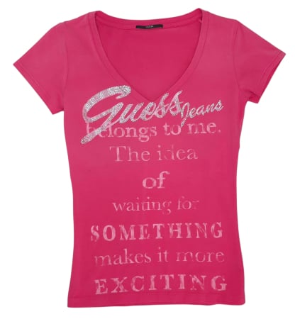 Femei - Tricou roz GUESS Femei-S
