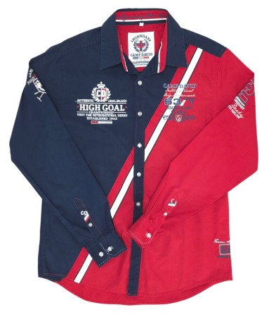 Camasi cu maneca lunga Barbati - Camasa Camp David Barbati-M