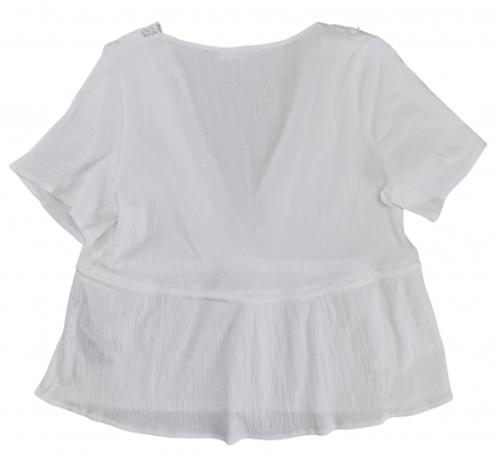 Tricou alb Pull&Bear Femei-M [1]