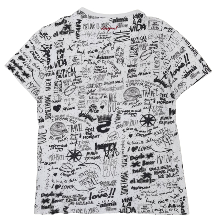 Tricou cu model Desigual Barbati-XL [1]