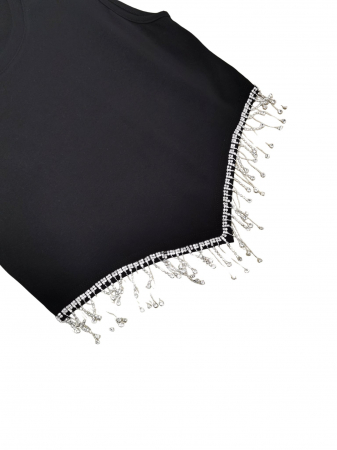 Maiou negru Retro Femei-S [3]