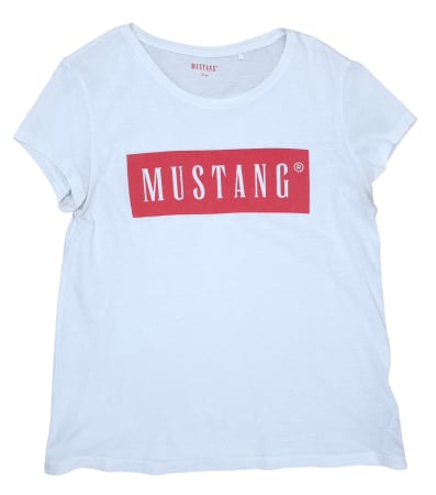 FEMEI - Tricou alb Mustang Femei-L