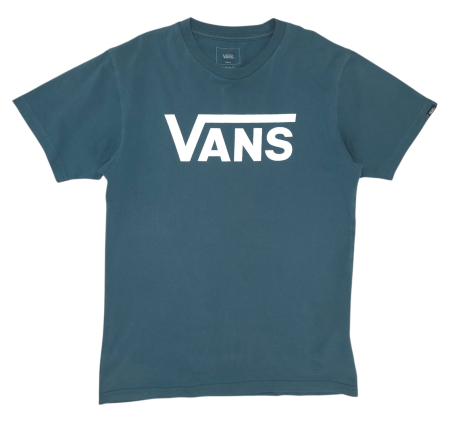BARBATI - Tricou verde VANS Barbati-S