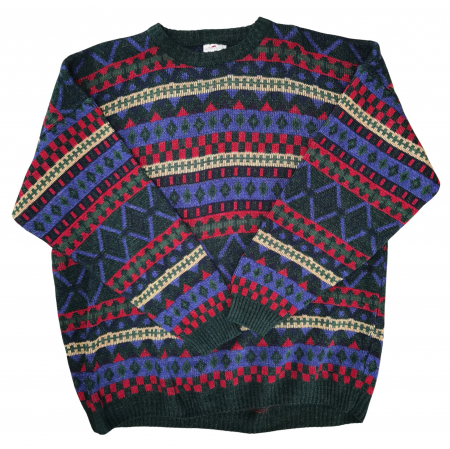 BARBATI - Pulover lana Retro Barbati-XXL