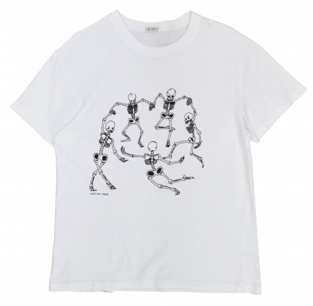 FEMEI - Tricou alb Retro Femei-L