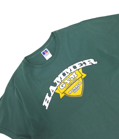 Tricou verde Russell Barbati-L [2]