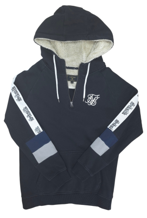 Barbati - Hanorac negru Siksilk Barbati-S