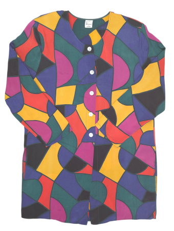 Camasi Femei - Camasa multicolora Retro Femei-M