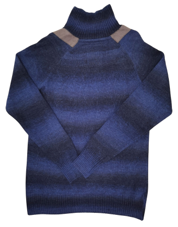 Pulover albastru lana Barbati-M [1]