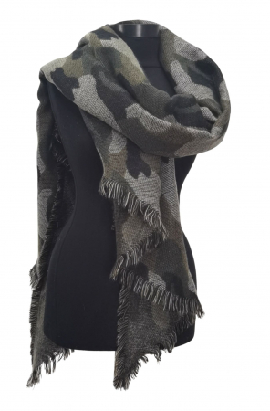 Accesorii Femei - Fular cu model camuflaj Femei