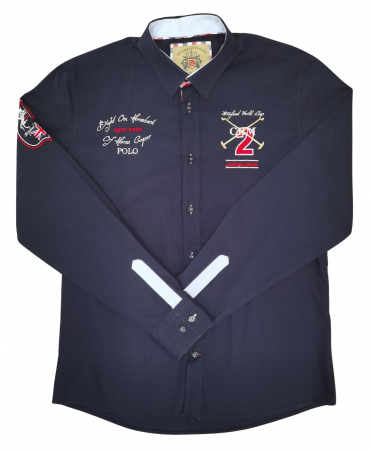 Camasi cu maneca lunga Barbati - Camasa Carisma Denim Barbati-L