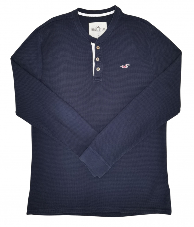 Bluze Barbati - Bluza bleumarin Hollister Barbati-M
